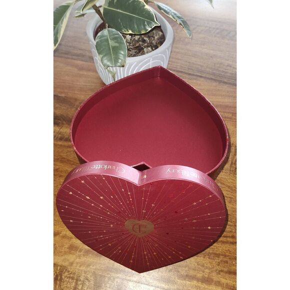 2024 EMPTY Charlotte Tilbury Heart Chest of Beauty Treasure Box - Picture 5 of 8